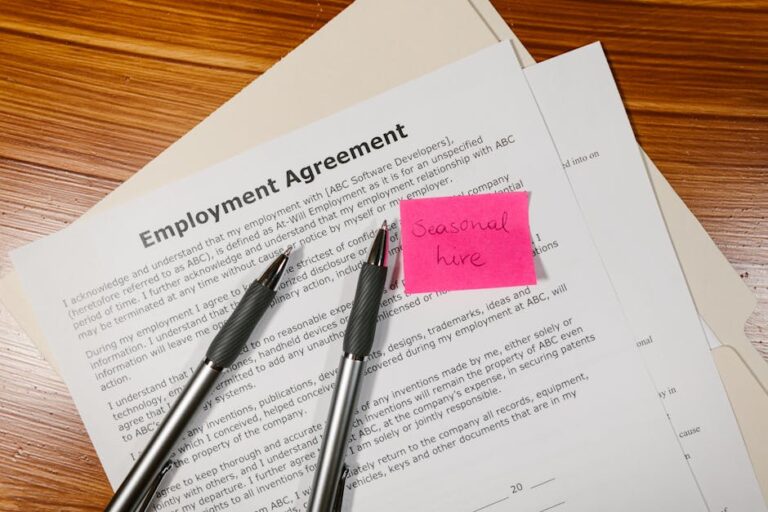 temporary employment contract